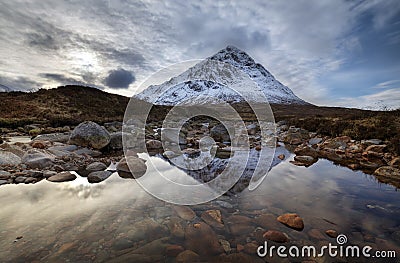 Buachaille Etive Mor Scotland Stock Photo