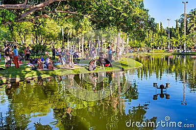 Buak Hard Public Park Editorial Stock Photo