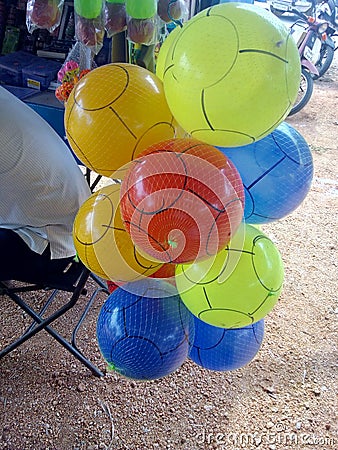 MESMERISING BALLOONS Stock Photo