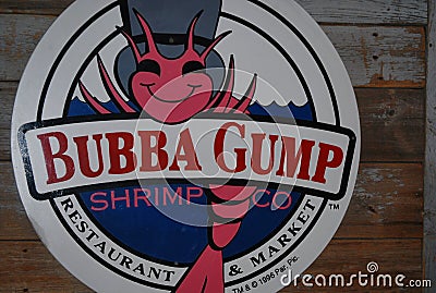 Bubba Gump Shrimp Company restaurant in New York City Stock Photo