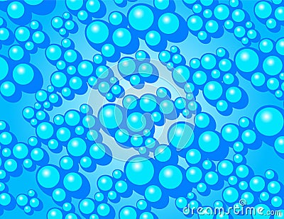 Bubble background Vector Illustration