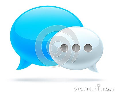 Bubble chat Cartoon Illustration