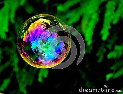 Bubble in the air Stock Photo