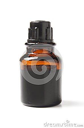 Bubble with iodine Stock Photo