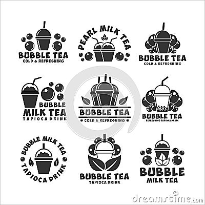 Bubble Milk Tea Cold And Refreshing Vector Illustration