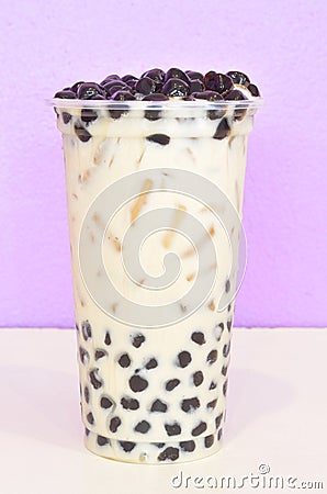 Bubble milk tea Stock Photo