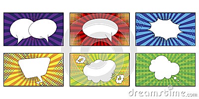 Bubble speech explosion. Hand drawn illustration. Vector drawing. Stock image Vector Illustration