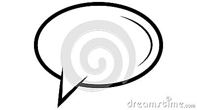 Bubble speech icon, dialogue talk comment, text balloon message chat Vector Illustration