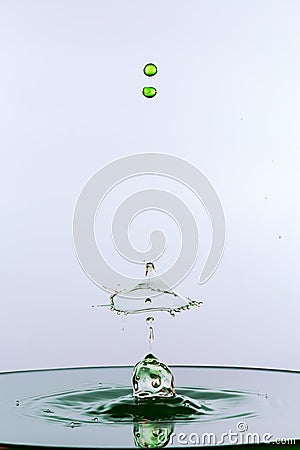 Bubble and Splash Stock Photo