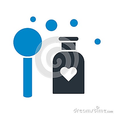 Bubble stick Vector icon which can easily modify or edit Vector Illustration