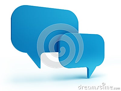 Bubble talk Stock Photo