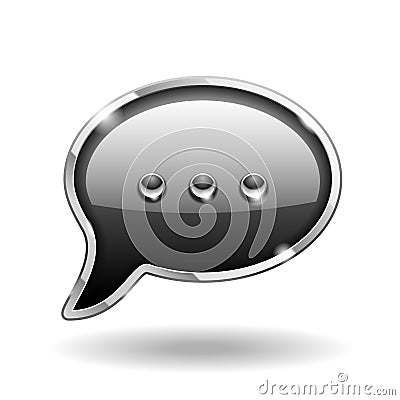 Bubble Talk Icon Vector Illustration