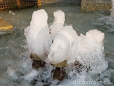 Bubbler water fountain Stock Photo