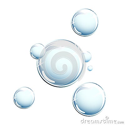 Bubbles Vector Illustration