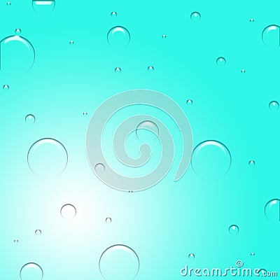 Bubbles -abstract background Cartoon Illustration