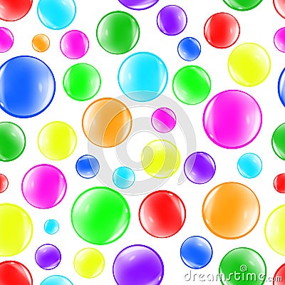 Bubbles color background vector Vector Illustration