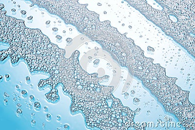 Bubbles Soap Foam Background Stock Photo
