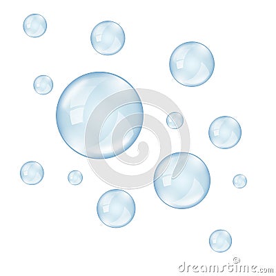 Bubbles Illustration Vector Vector Illustration
