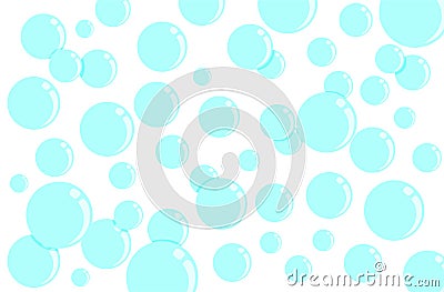 Simple Background with Bubbles Pattern by Pitripiter Vector Illustration
