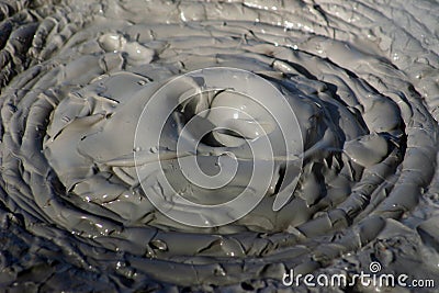 Bubbling Mud Stock Photo