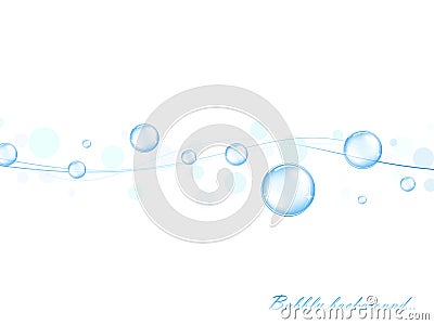 Bubbly background Vector Illustration