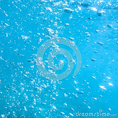 Bubles in water Stock Photo