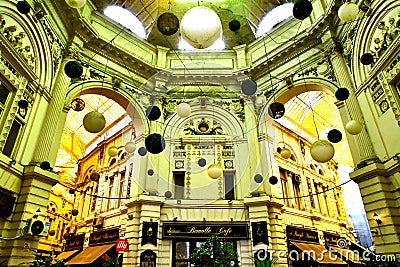 Bucarest, Romania - july 2 2023 : covered passage Editorial Stock Photo