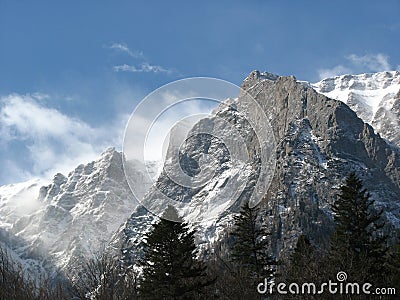 Bucegi mountains Stock Photo