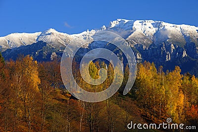 Bucegi mountains in Romania Stock Photo