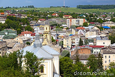 Buchach city, Ternopil region, Western Ukraine Editorial Stock Photo