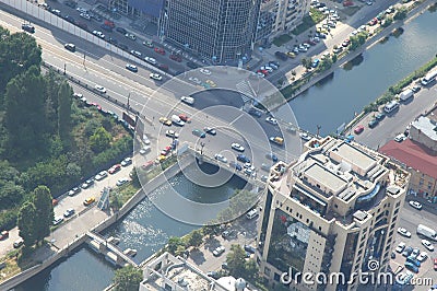 Bucharest aerial view Stock Photo