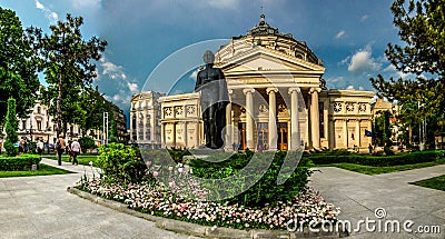 Bucharest -- Athenaeum Editorial Stock Photo