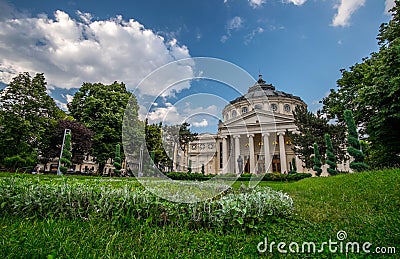 Bucharest -- Athenaeum Editorial Stock Photo