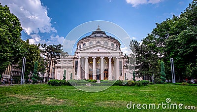 Bucharest -- Athenaeum Editorial Stock Photo