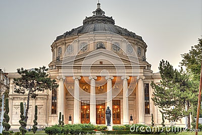 Bucharest athenaeum Editorial Stock Photo