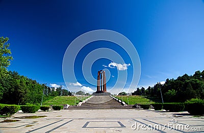 Bucharest - Carol Park Mausoleum Stock Photo