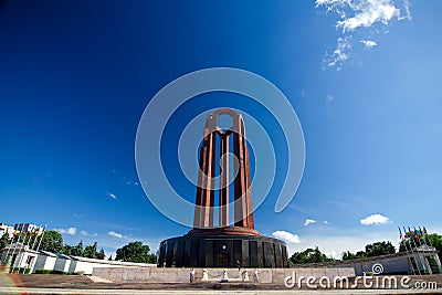 Bucharest - Carol Park Mausoleum Editorial Stock Photo