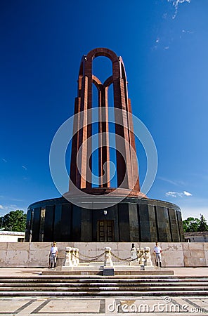 Bucharest - Carol Park Mausoleum Editorial Stock Photo