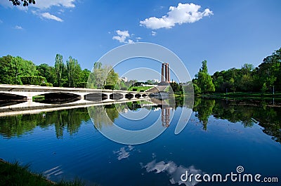 Bucharest - Carol Park Stock Photo