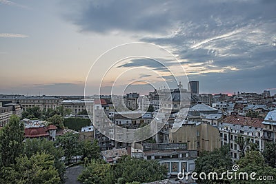 Bucharest center view Stock Photo
