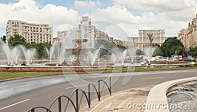 Bucharest city center Stock Photo