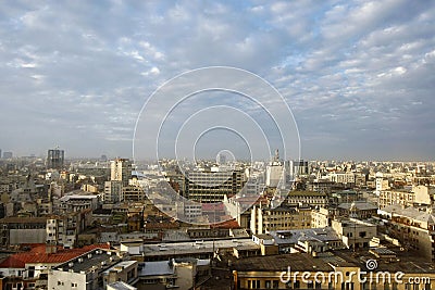 Bucharest cityscape Stock Photo