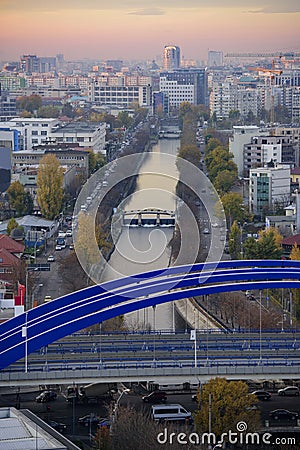 Bucharest cityscape Editorial Stock Photo