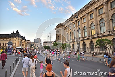Bucharest international street theater festival 2023, Romania Editorial Stock Photo