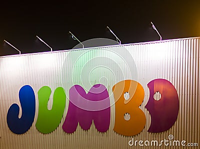 Bucharest 7.03.2019 Jumbo Logo Largest toy sotore Editorial Stock Photo