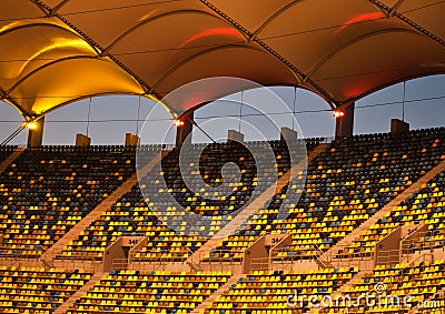 Bucharest National Arena Stadium, detail Stock Photo