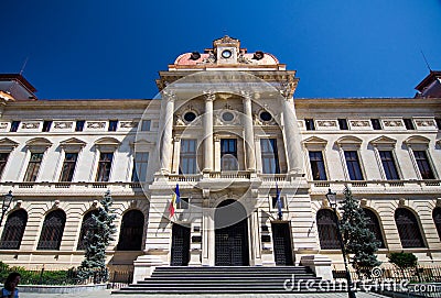 Bucharest - National Bank of Romania Editorial Stock Photo