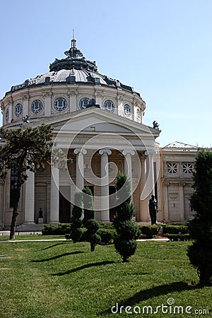 Bucharest Old Town Historic Monumental Building in Romania Editorial Stock Photo