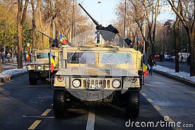Humvee military vehicle Editorial Stock Photo