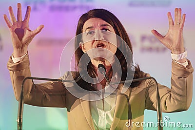 Force of the Right Party Conference, Bucharest, Romania Editorial Stock Photo